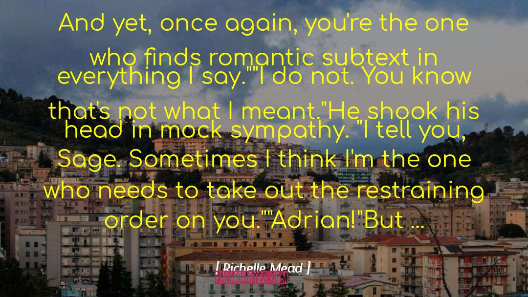 Subtext quotes by Richelle Mead