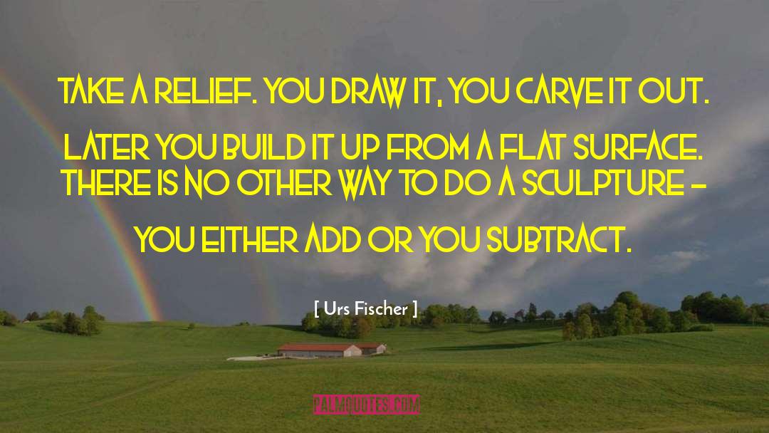 Subtract quotes by Urs Fischer