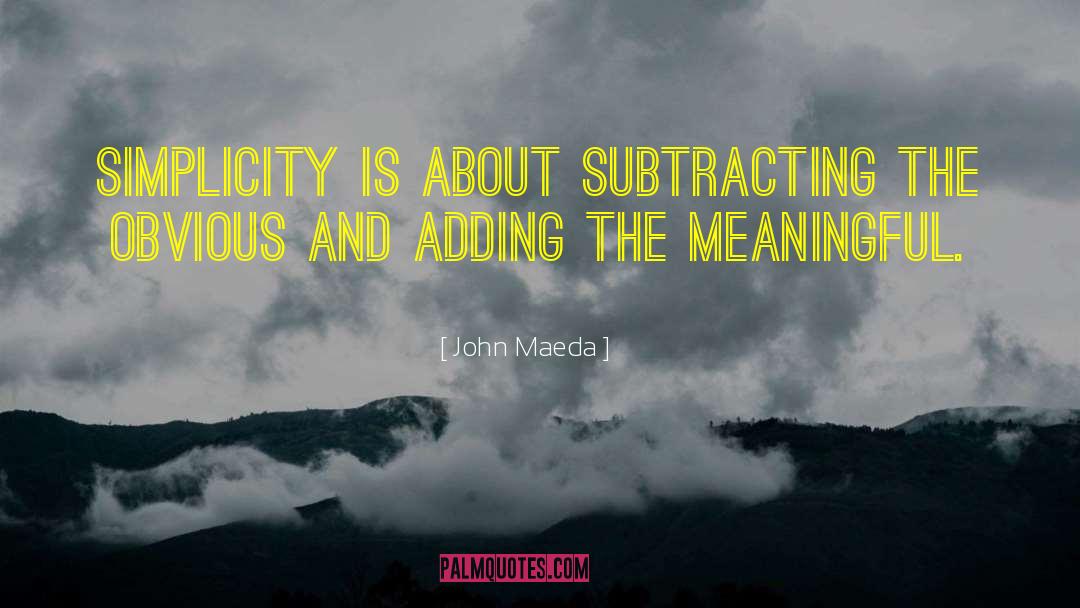 Subtracting quotes by John Maeda