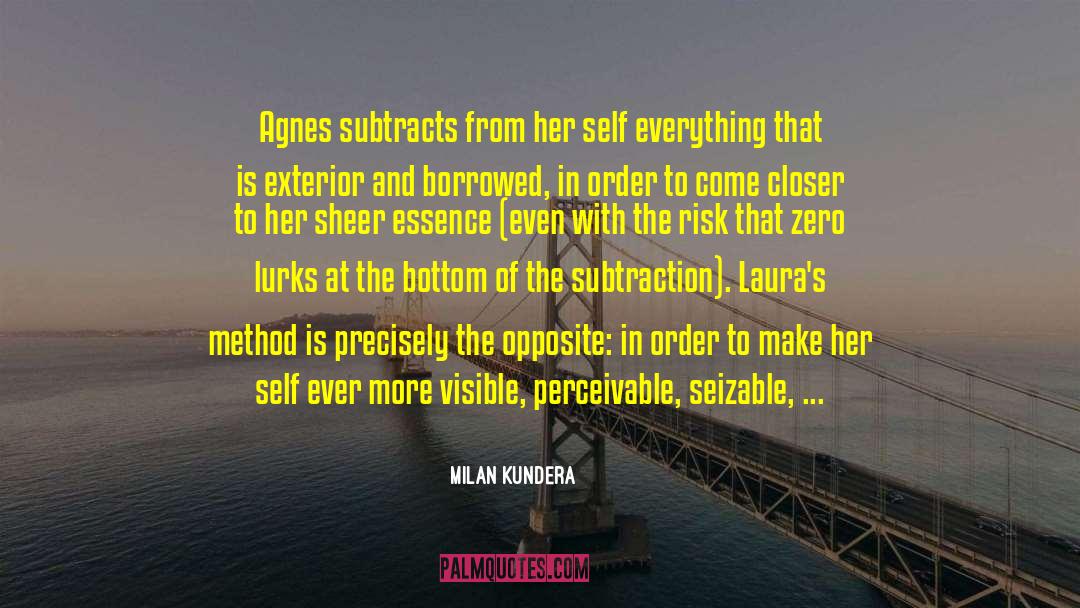 Subtraction quotes by Milan Kundera
