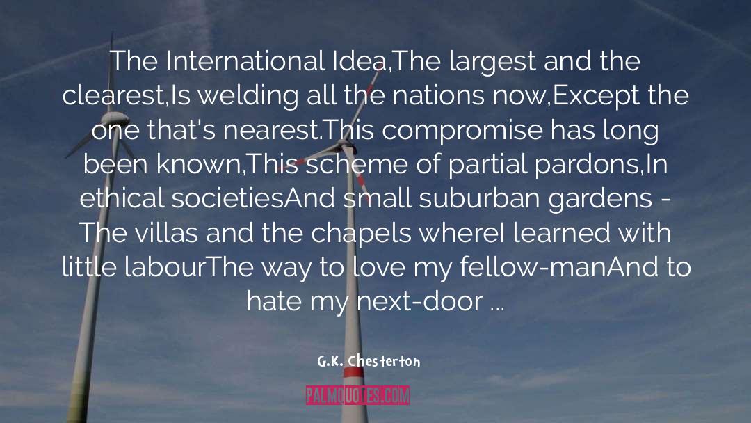 Suburban quotes by G.K. Chesterton