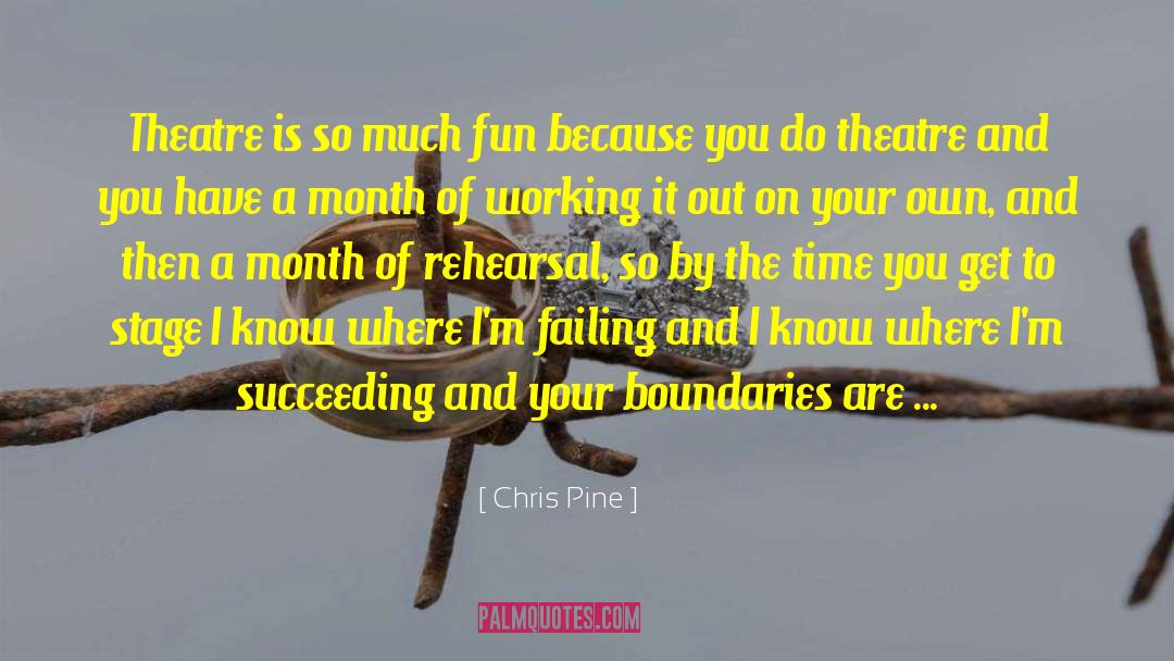 Subvocal Rehearsal quotes by Chris Pine