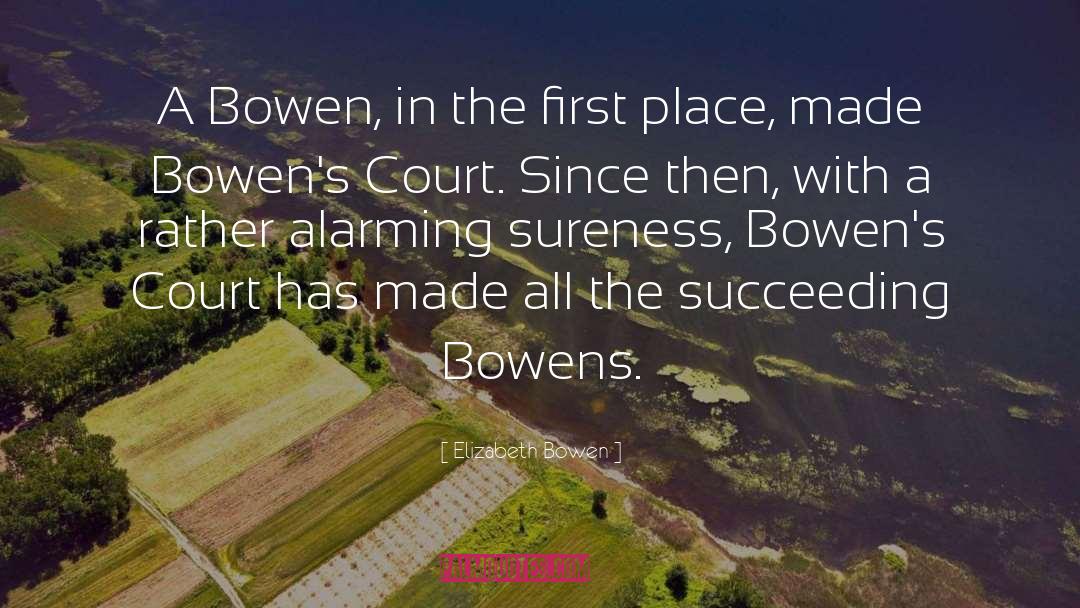 Succeeding In Business quotes by Elizabeth Bowen