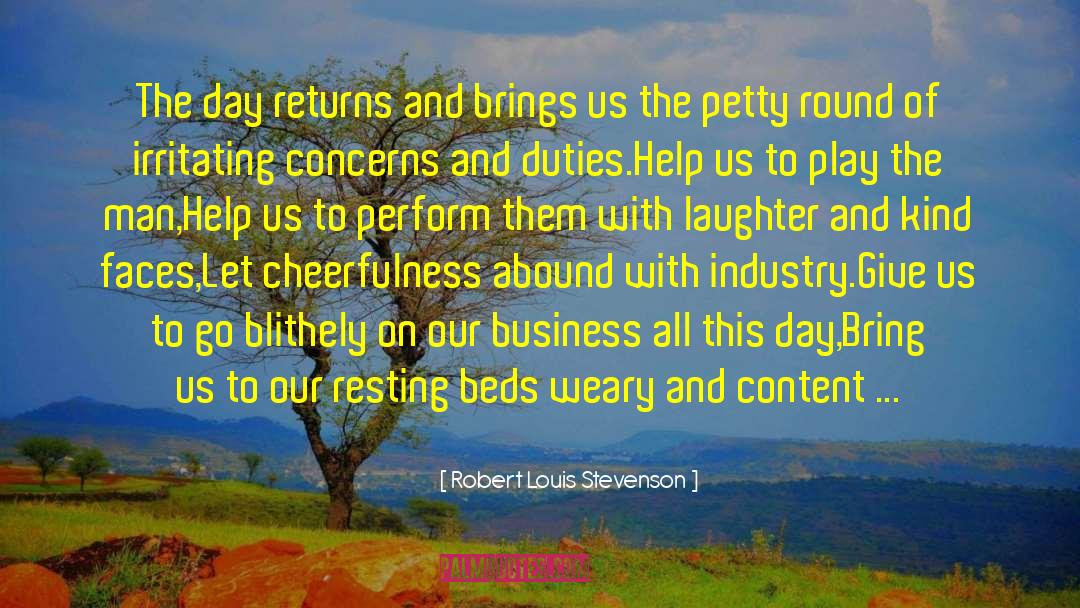 Succeeding In Business quotes by Robert Louis Stevenson
