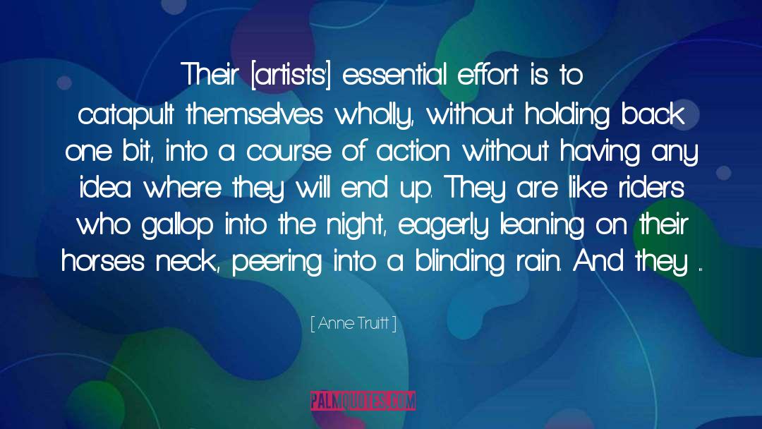 Success Action quotes by Anne Truitt