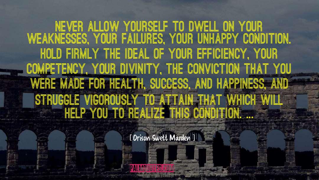 Success And Happiness quotes by Orison Swett Marden