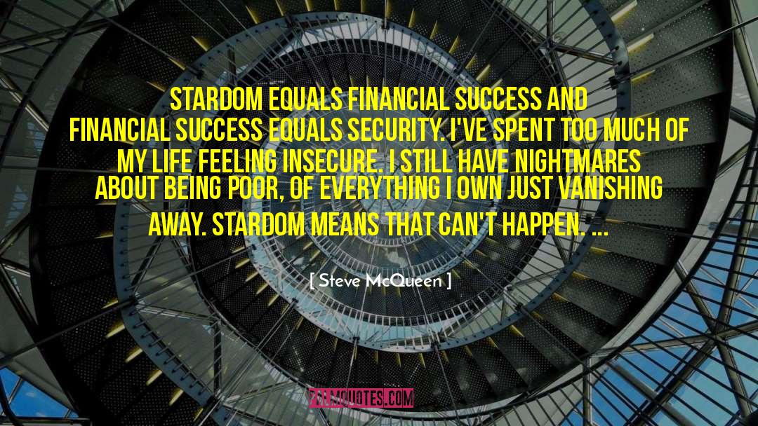 Success And Money quotes by Steve McQueen