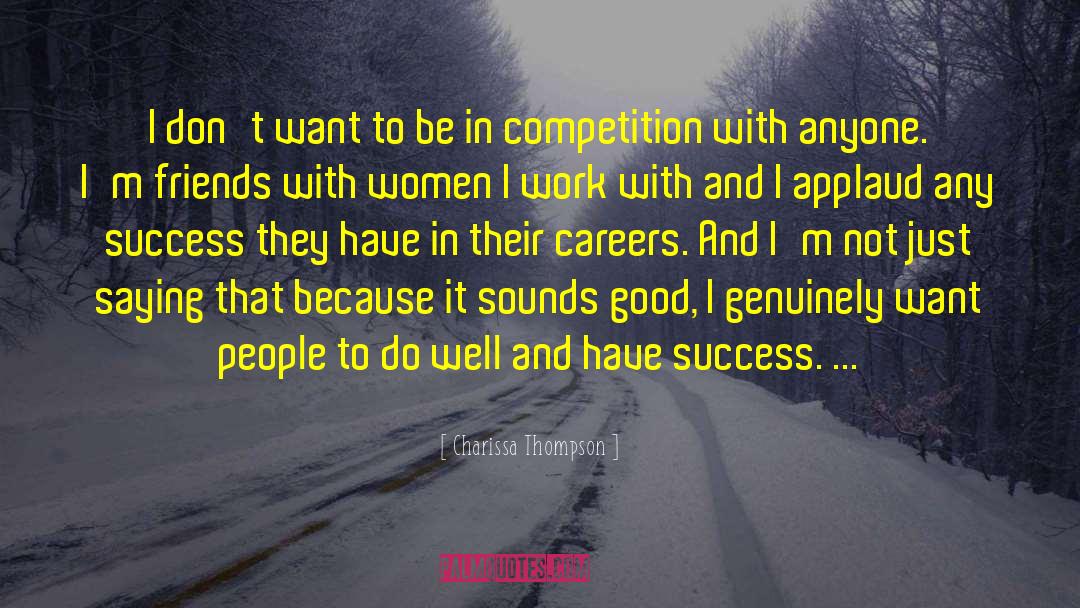 Success And Money quotes by Charissa Thompson