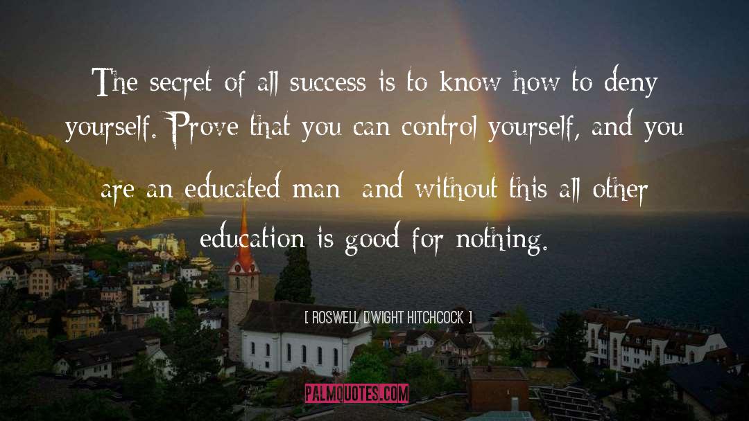 Success And Significance quotes by Roswell Dwight Hitchcock