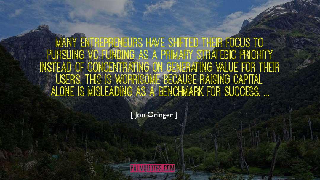 Success Ensurance quotes by Jon Oringer