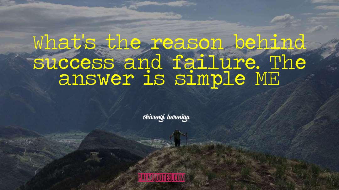 Success Failure Work quotes by Shivangi Lavaniya