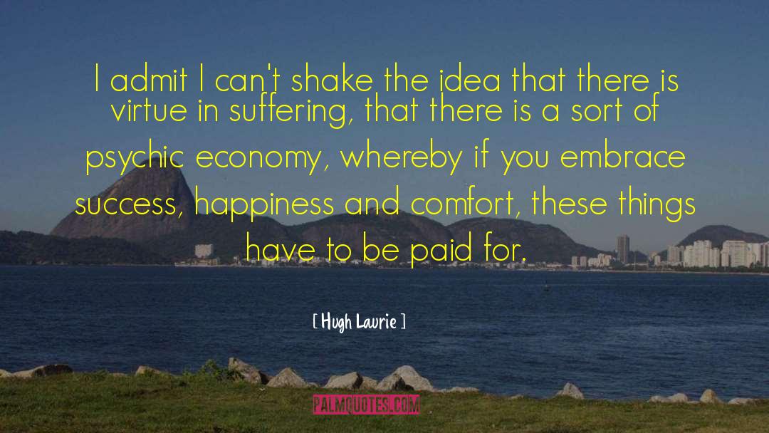 Success Happiness quotes by Hugh Laurie