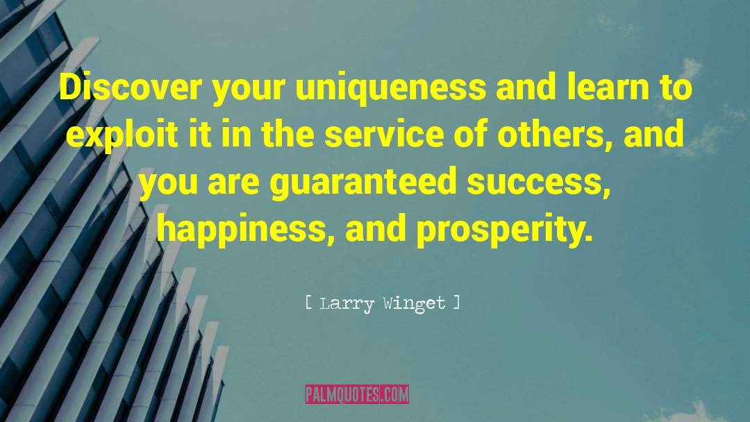 Success Happiness quotes by Larry Winget
