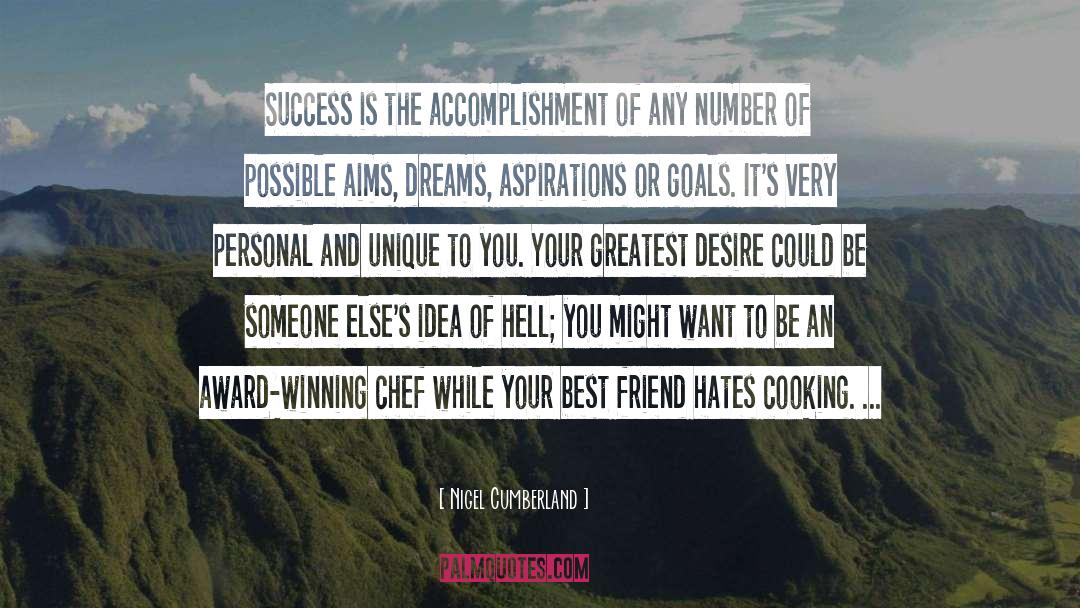 Success In Business quotes by Nigel Cumberland