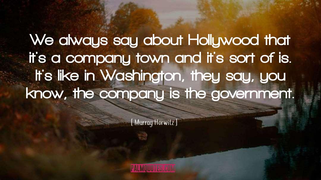 Success In Hollywood quotes by Murray Horwitz