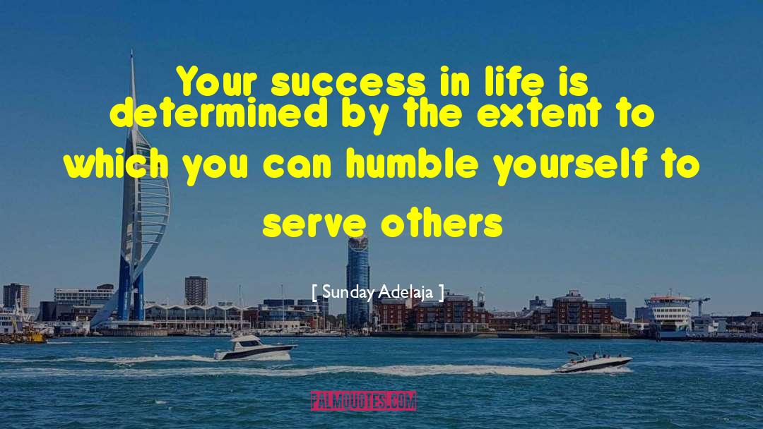 Success In Life quotes by Sunday Adelaja