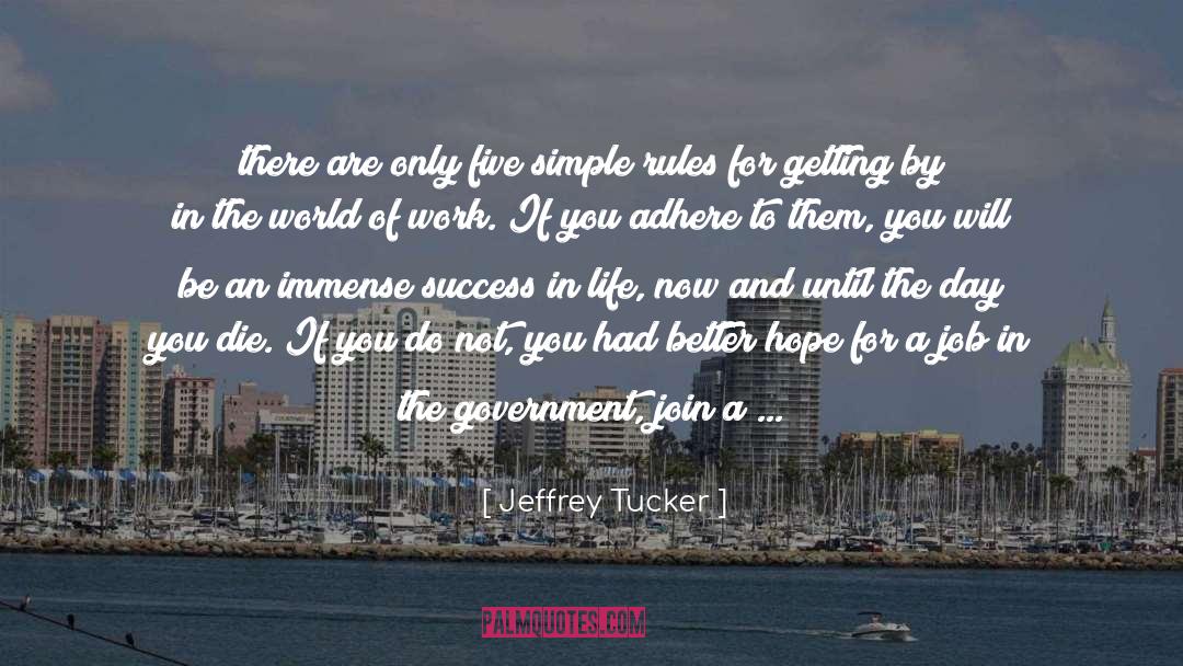 Success In Life quotes by Jeffrey Tucker