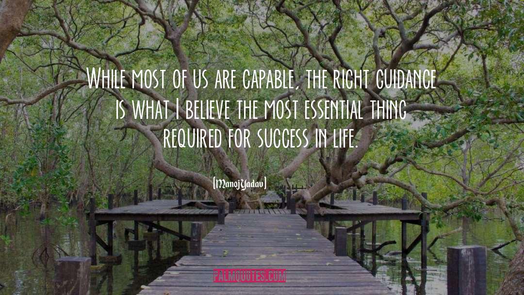 Success In Life quotes by Manoj Yadav