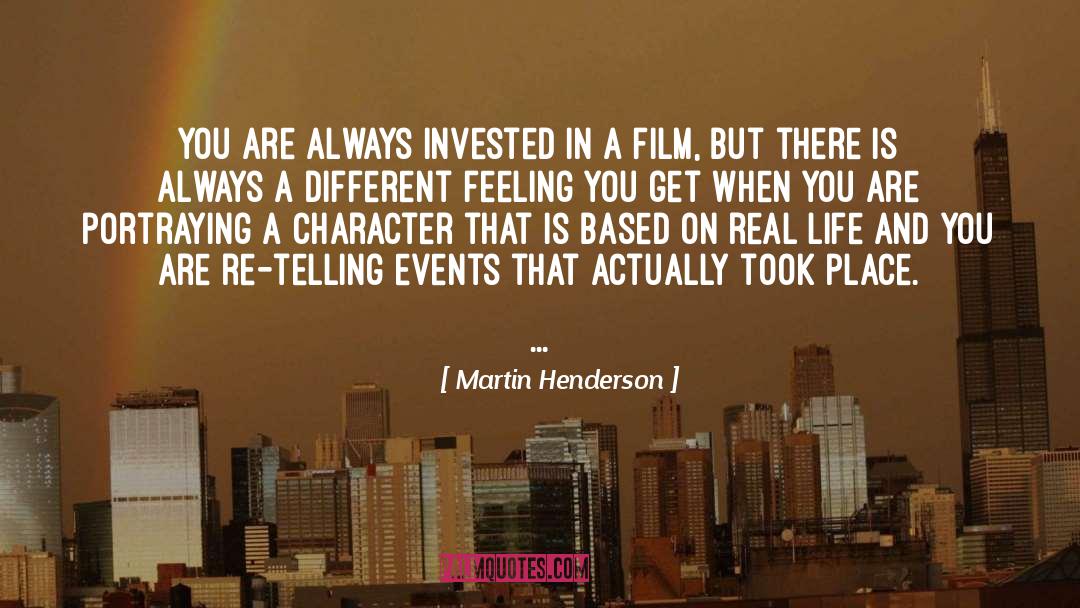 Success In Real Life quotes by Martin Henderson