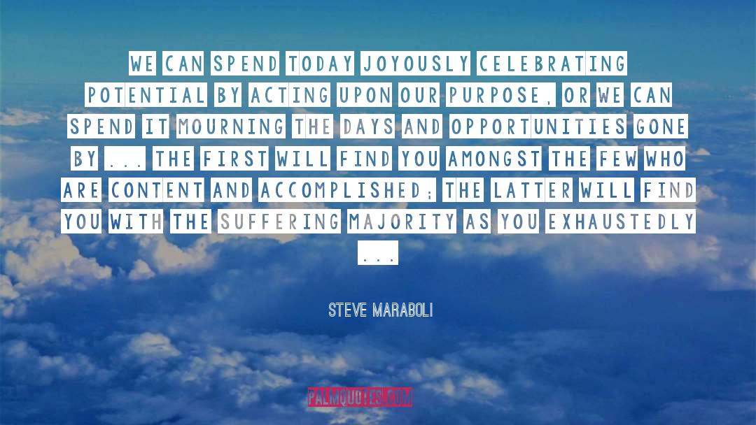 Success In The Future quotes by Steve Maraboli