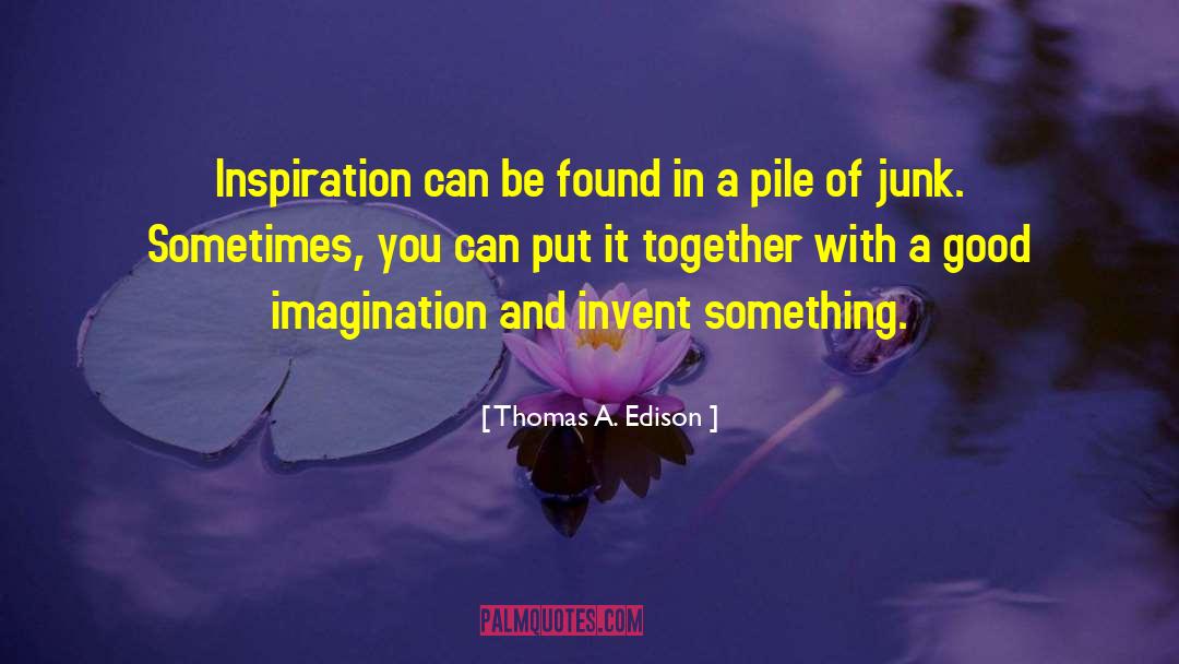 Success Inspiration quotes by Thomas A. Edison