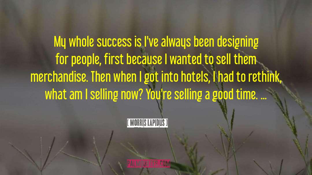 Success Is A Habit quotes by Morris Lapidus