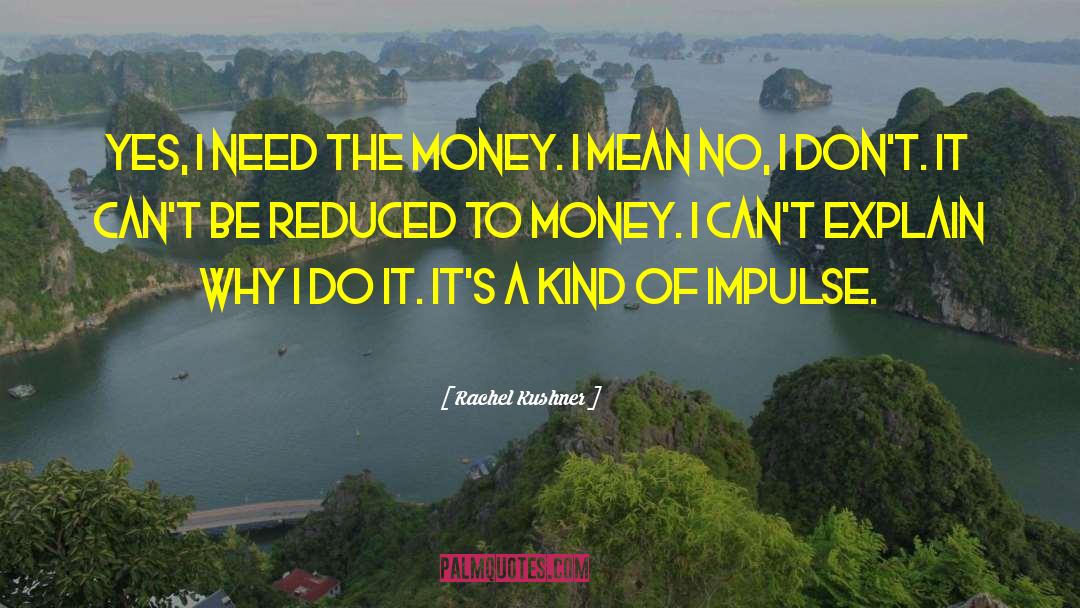 Success Money quotes by Rachel Kushner