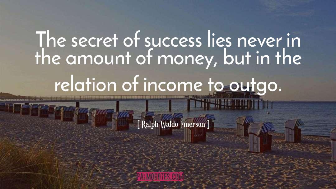 Success Money quotes by Ralph Waldo Emerson