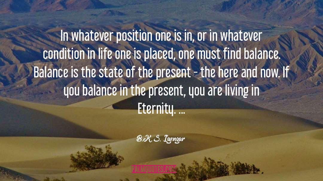 Success Position quotes by B.K.S. Iyengar