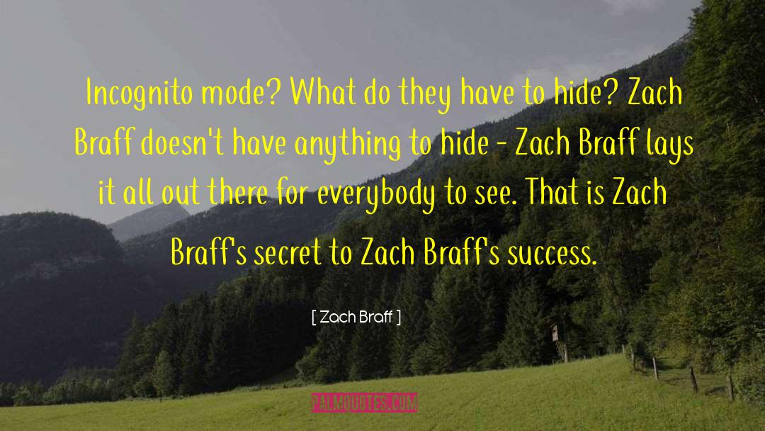 Success Qoutes quotes by Zach Braff