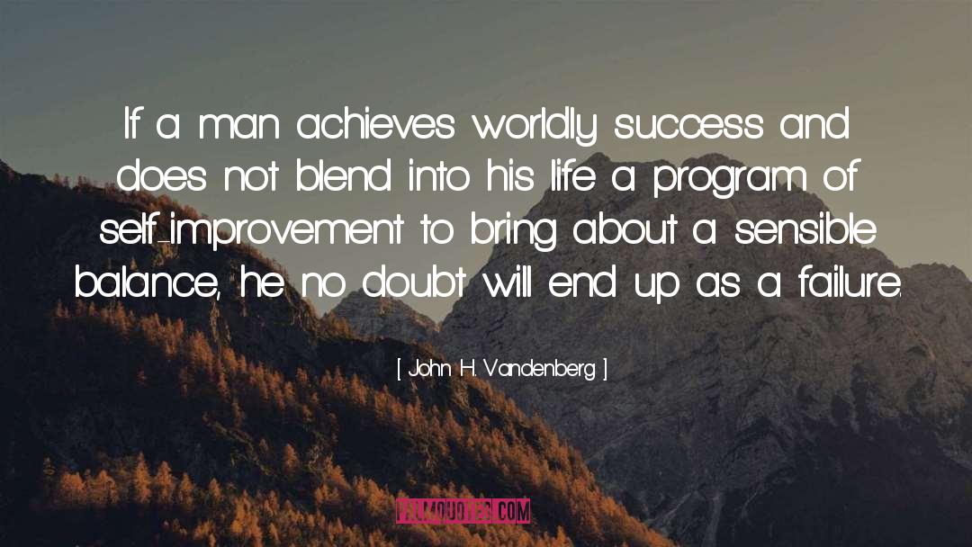 Success quotes by John H. Vandenberg