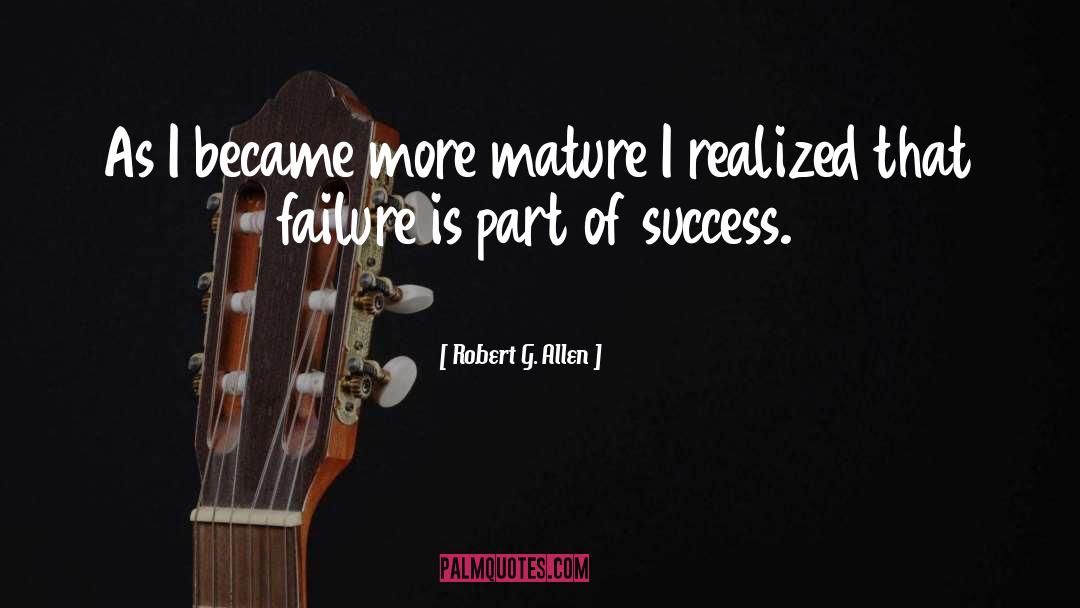 Success Steps quotes by Robert G. Allen