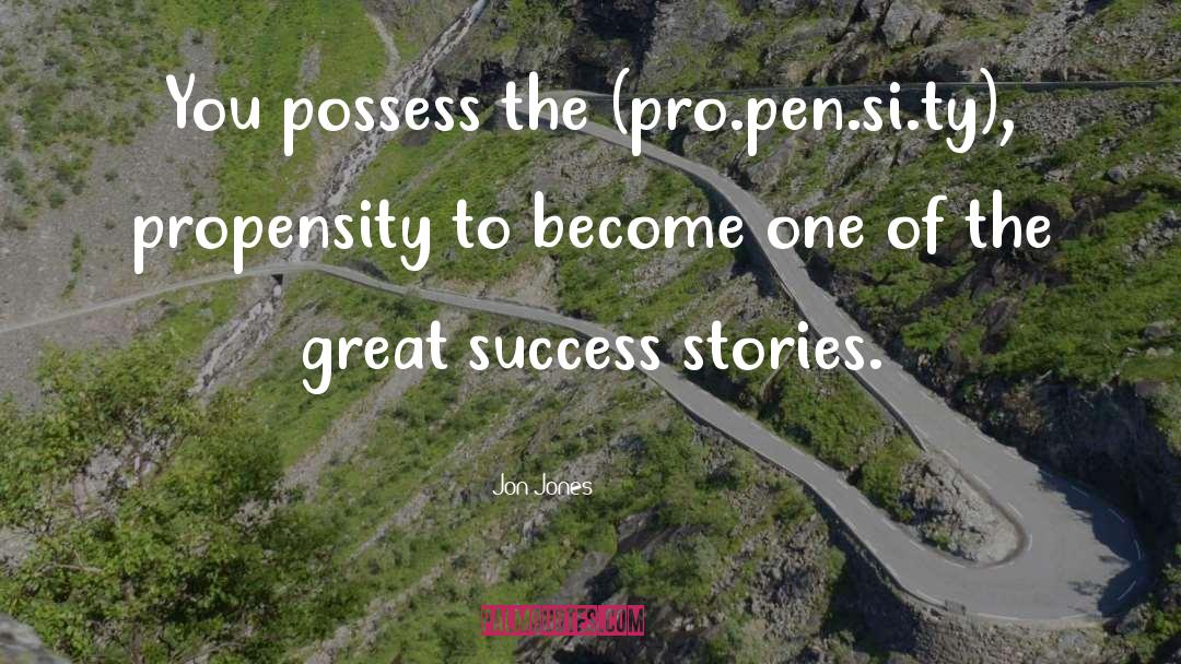 Success Stories quotes by Jon Jones