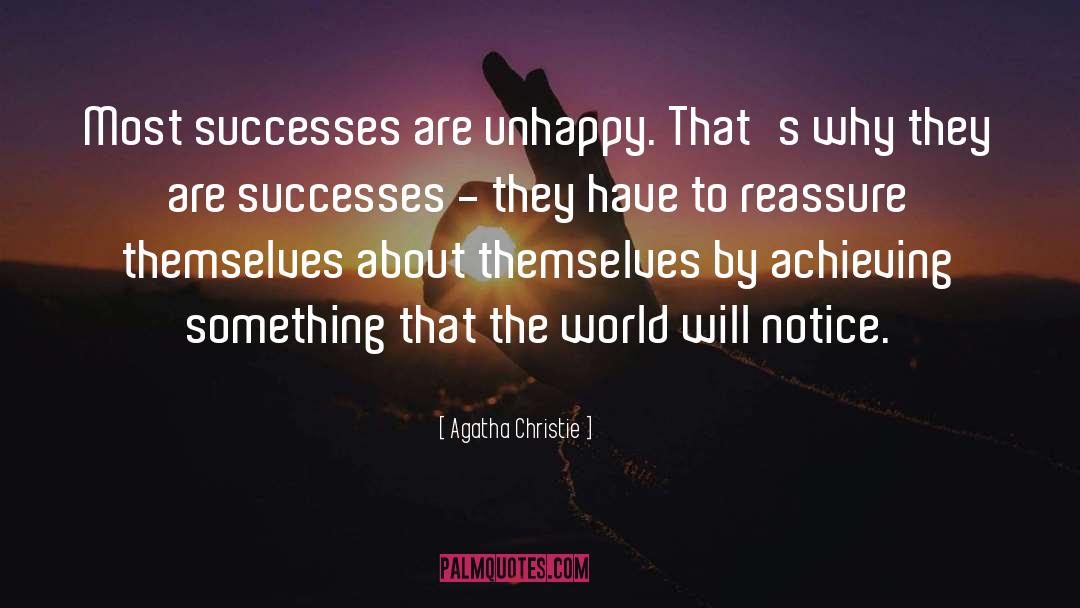 Successes quotes by Agatha Christie