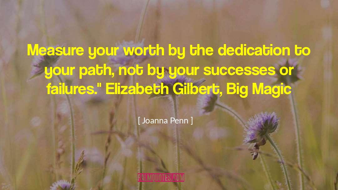 Successes quotes by Joanna Penn