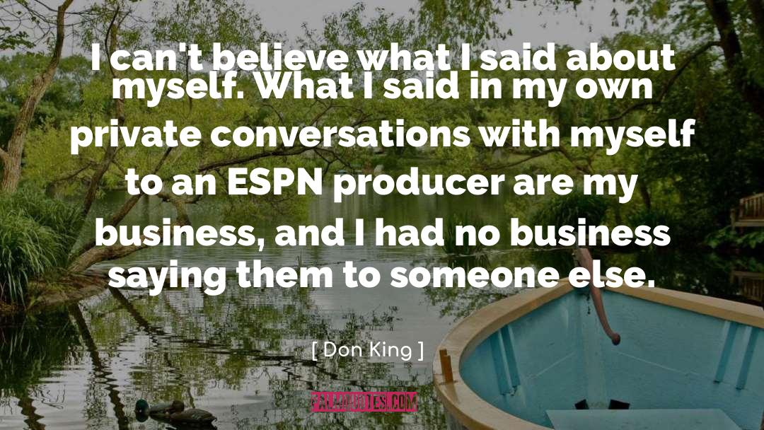 Successful Business quotes by Don King