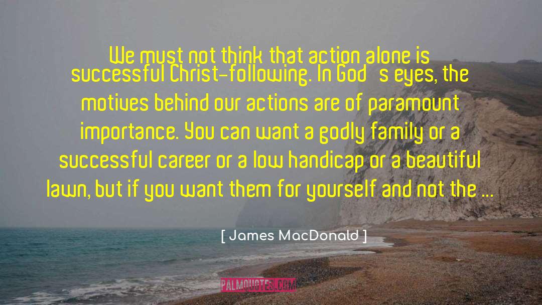 Successful Career quotes by James MacDonald