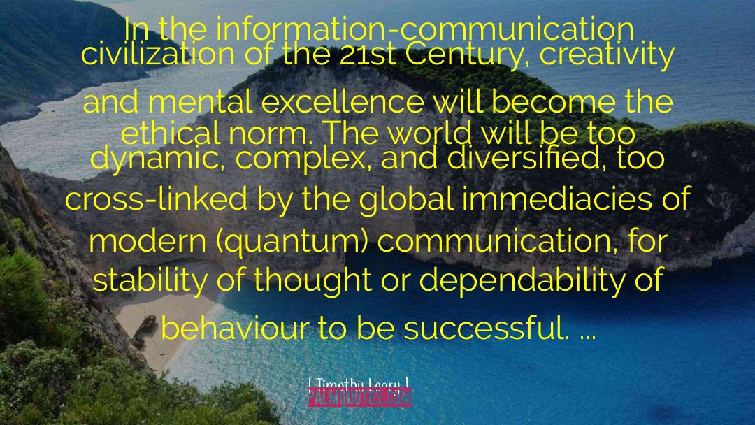 Successful Communication quotes by Timothy Leary