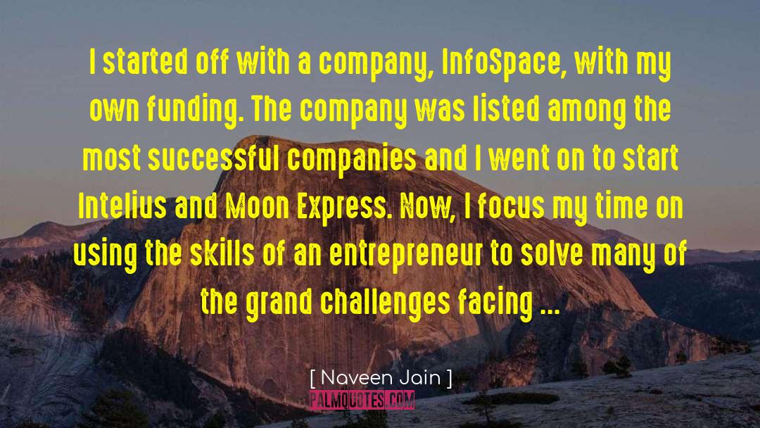 Successful Company quotes by Naveen Jain