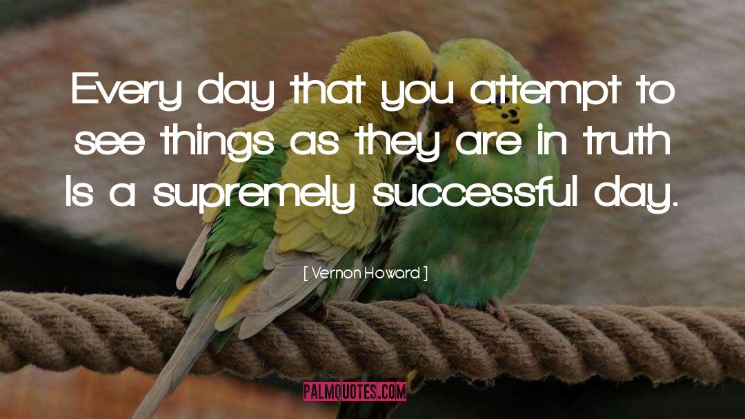 Successful Day quotes by Vernon Howard