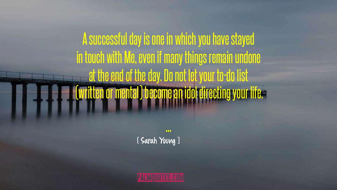 Successful Day quotes by Sarah Young