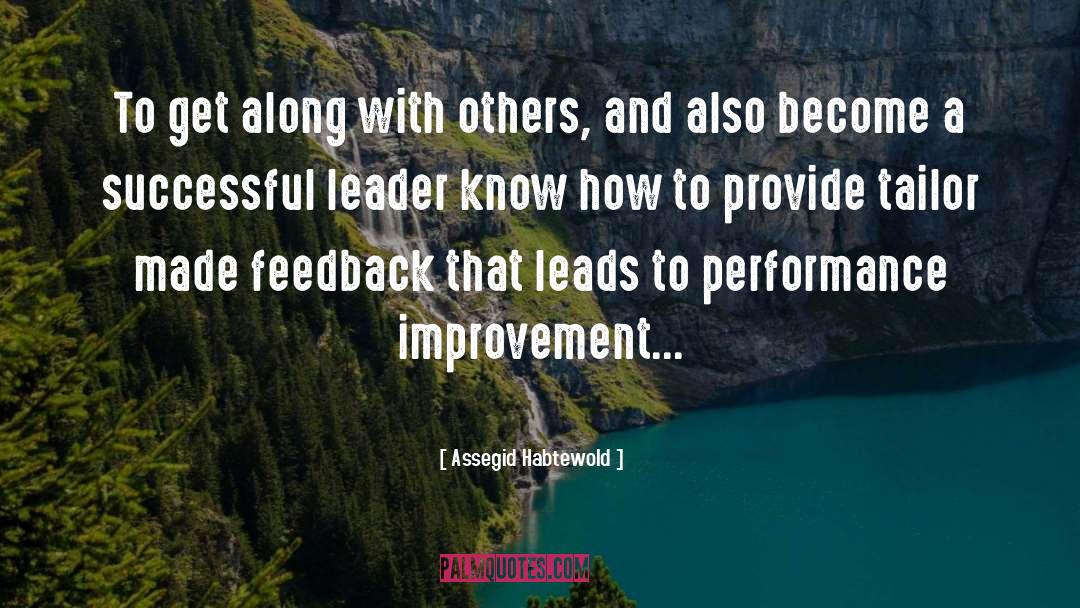 Successful Leader quotes by Assegid Habtewold