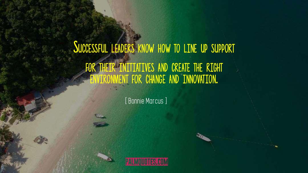 Successful Leaders quotes by Bonnie Marcus