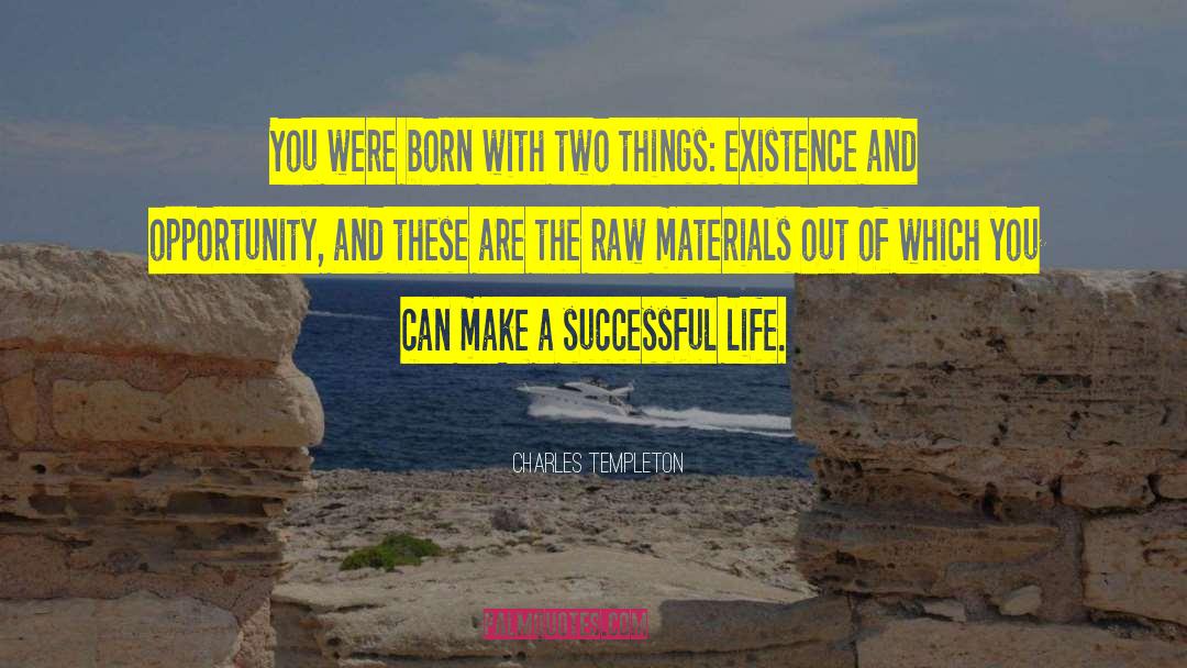 Successful Life quotes by Charles Templeton