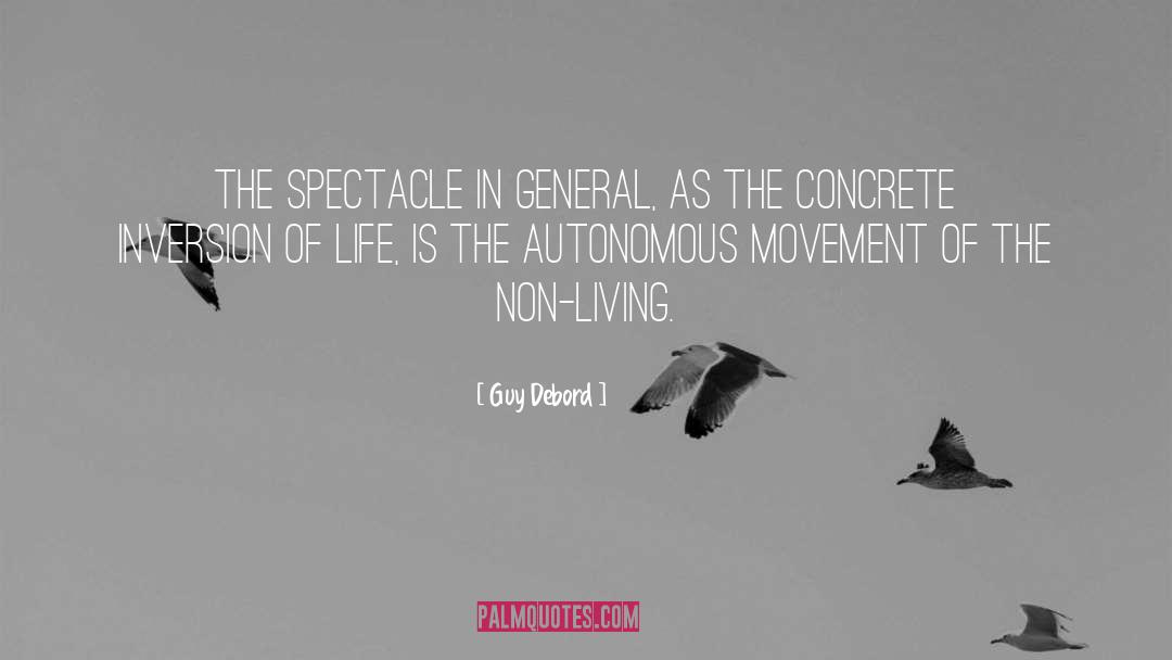 Successful Living Living quotes by Guy Debord