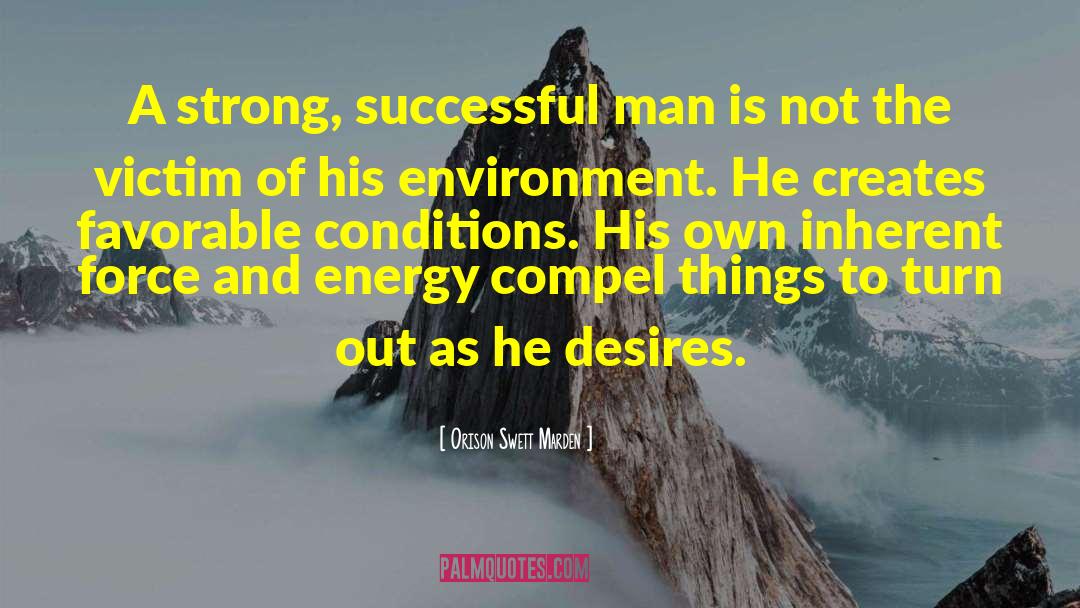Successful Man quotes by Orison Swett Marden