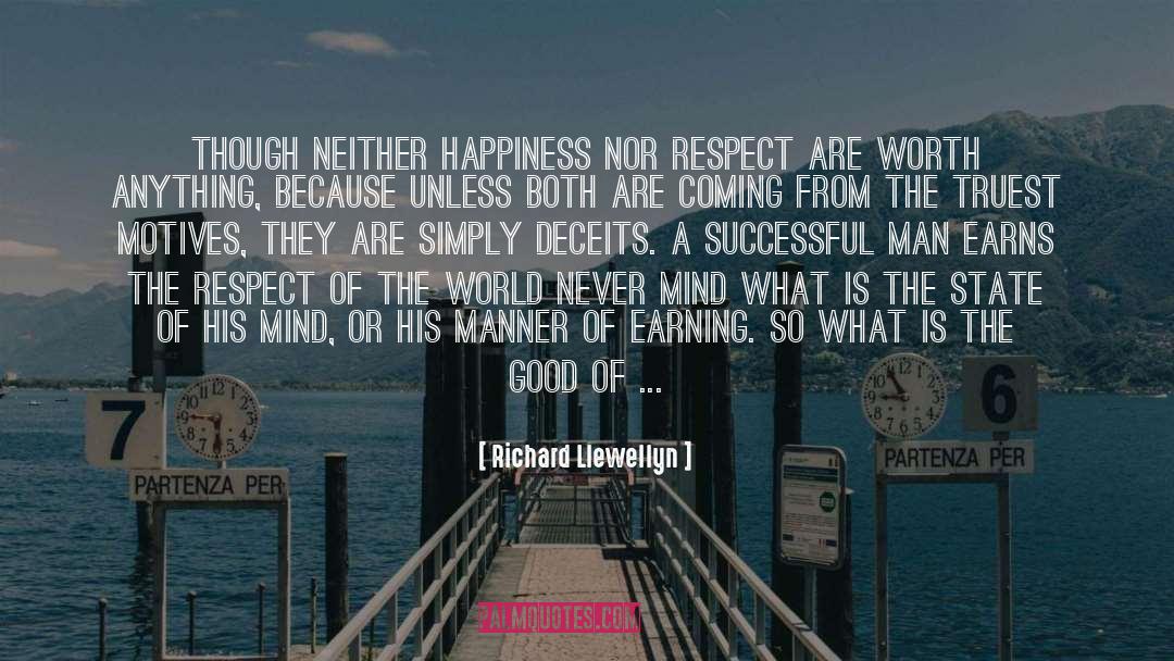 Successful Man quotes by Richard Llewellyn