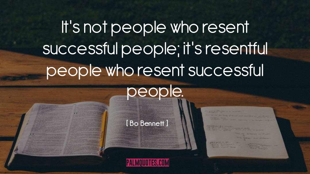 Successful People quotes by Bo Bennett