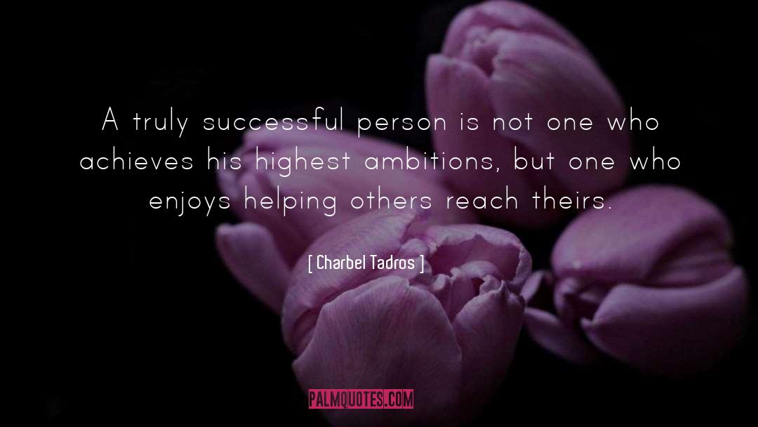 Successful Person quotes by Charbel Tadros