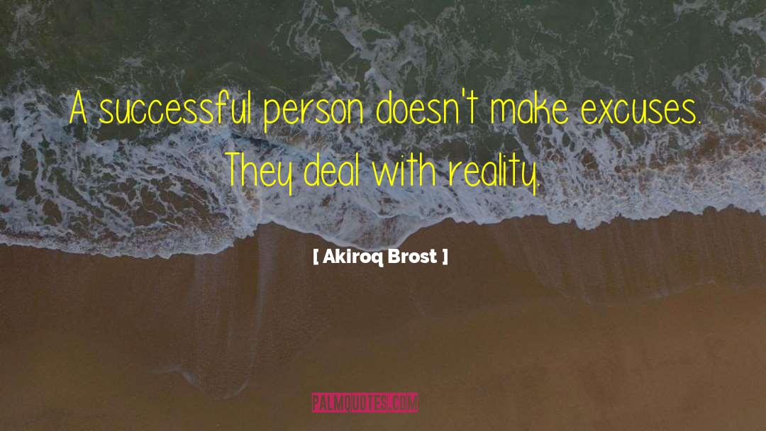 Successful Person quotes by Akiroq Brost